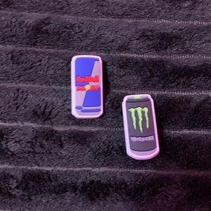 Energy Drink Croc Charm Set